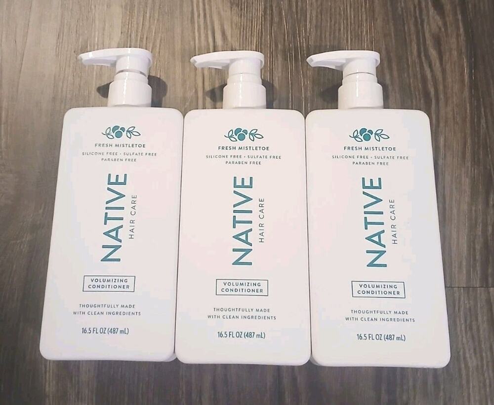 3-Pack Native Hair Care Volumizing Conditioner 16.5 fl. oz. - Fresh Mistletoe